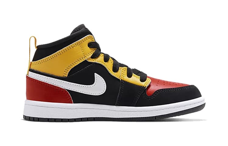 Jordan 1 Mid SE PS Yellow Team Оранжевый