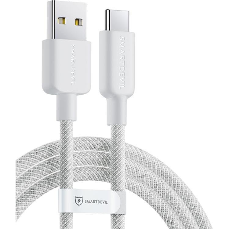 Flashing Demons 1m 1.2m USB A To Tpye C Smart Protection, Safe Charging Cables 6A