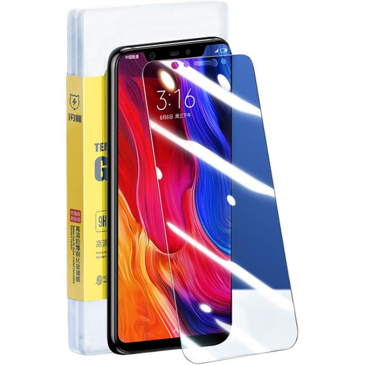 Flashing Demons Available For Xiaomi Mi 8 Fingerprint-Resistant Screen Protection With No White Edges Mobile Phone Film