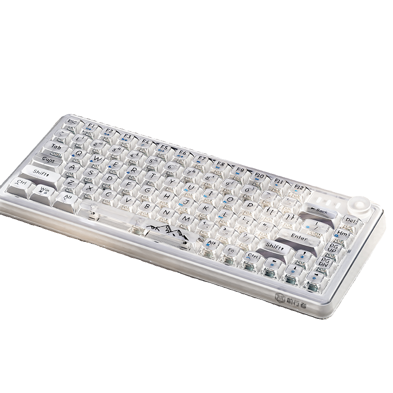 EWEADN V82 Wireless Bluetooth Tri Mode, Full Key Hot Swap RGB Lighting, Upgraded Multifunction Knob Keyboards