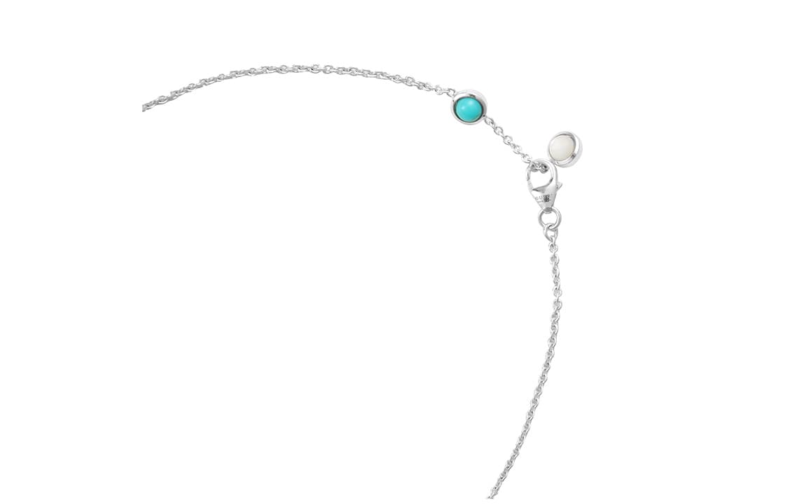 GUCCI 2000 2025 Стерлинговое двойное G перламутровое ожерелье с подвеской Костюмное ожерелье