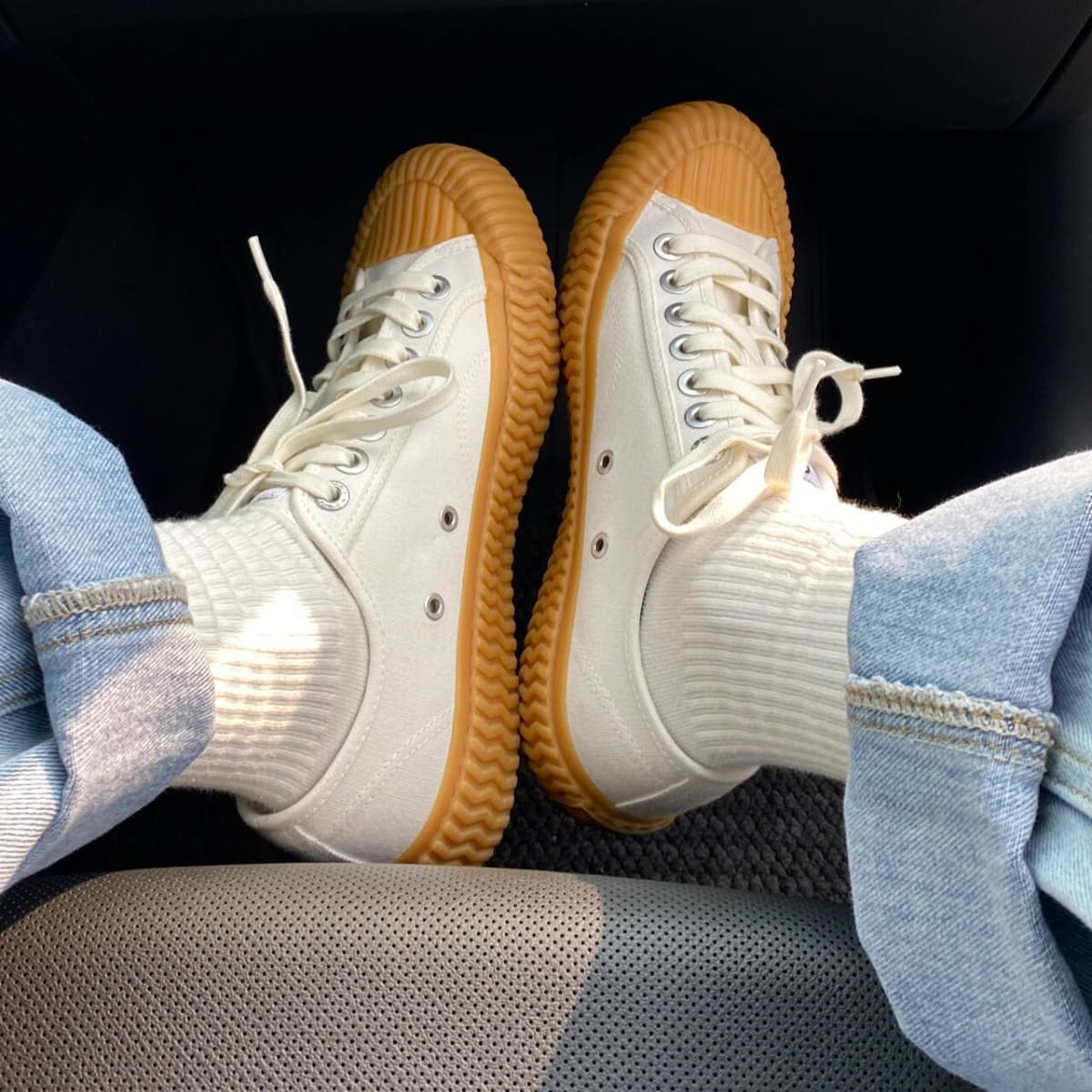 парусиновая обувь Excelsior унисекс с низким берцем паровой белый/карамельный