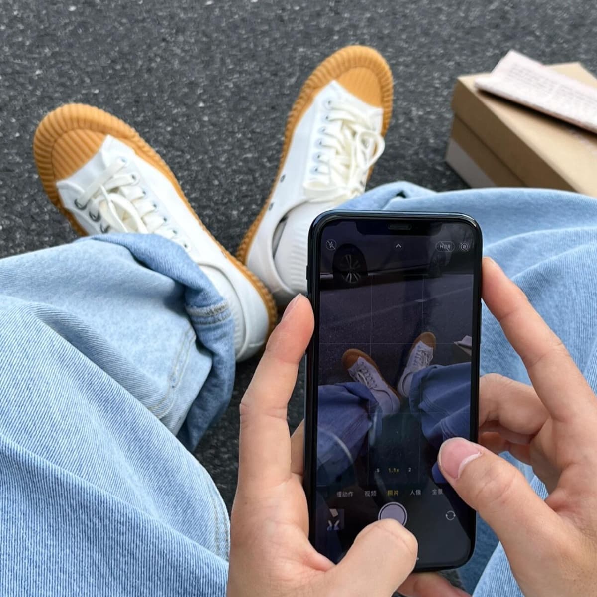 парусиновая обувь Excelsior унисекс с низким берцем паровой белый/карамельный