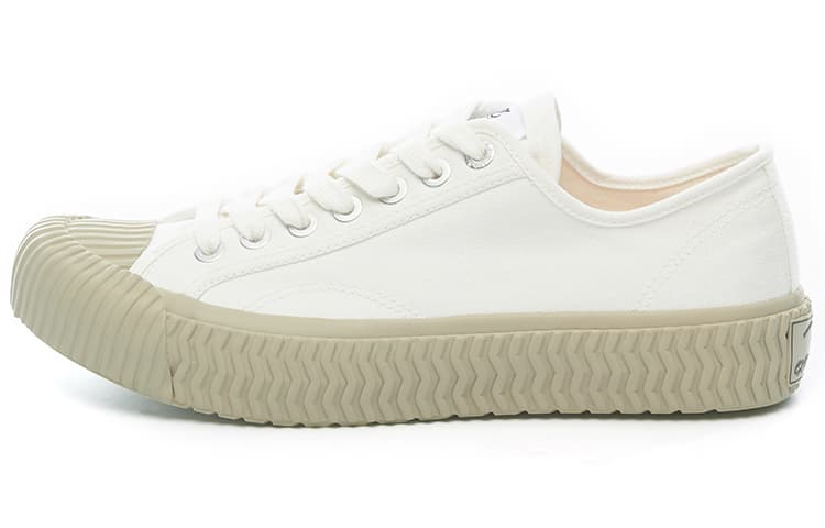 EXCELSIOR Cookie Shoes BOLT LO Classic Platform Anti-Slip Wear-Resistant Low-Top Canvas Shoes Unisex Gray Green