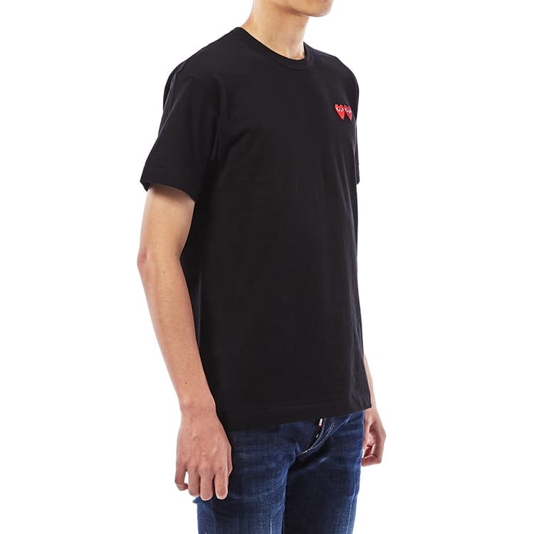 Футболка Comme Des Garcons Play с двойным сердцем