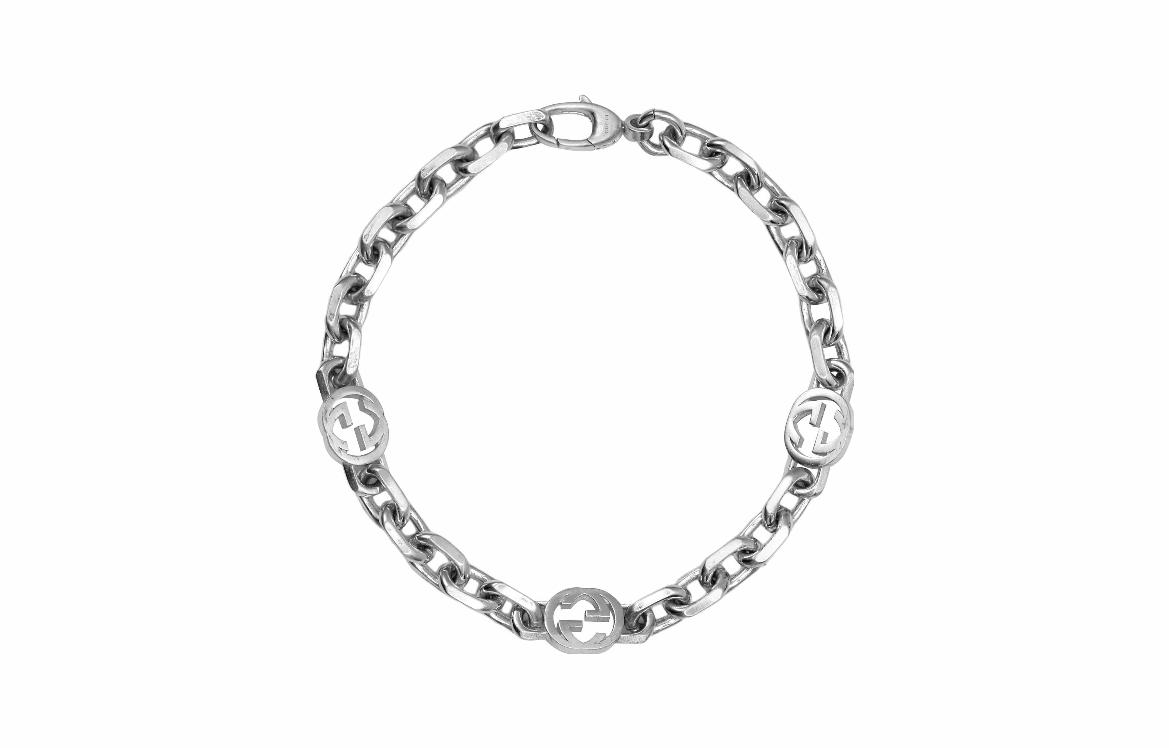 Браслет-цепочка GUCCI с блокировкой