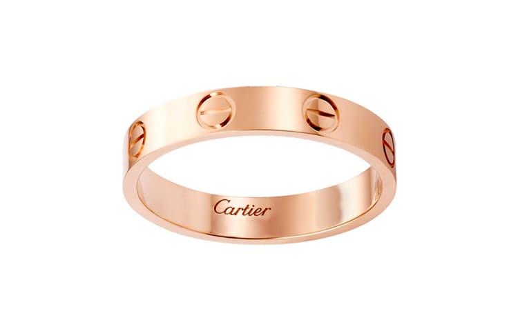 Мини-кольцо Cartier Love из 18-каратного розового золота 2010-х годов