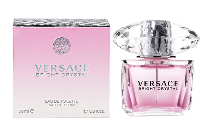 VERSACE Pink Crystal Diamond Духи Розовый бриллиант Цветочный фруктовый аккорд Туалетная вода Гранат Магнолия Янтарь
