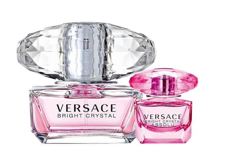 VERSACE Pink Crystal Diamond Духи Розовый бриллиант Цветочный фруктовый аккорд Туалетная вода Гранат Магнолия Янтарь