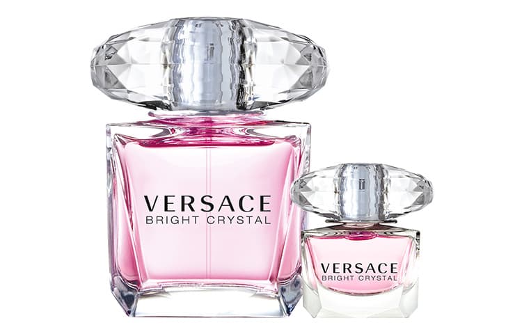 VERSACE Pink Crystal Diamond Духи Розовый бриллиант Цветочный фруктовый аккорд Туалетная вода Гранат Магнолия Янтарь