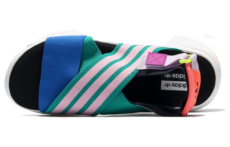 Женские сандалии Adidas Magmur Glory Green Pink Blue