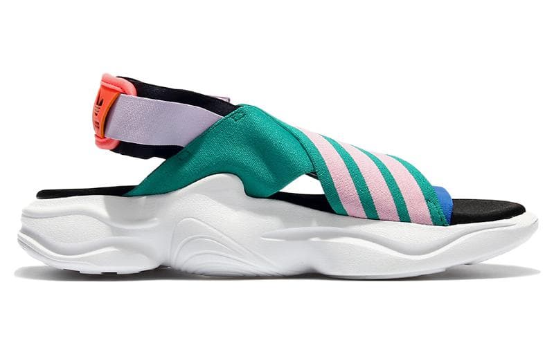 Женские сандалии Adidas Magmur Glory Green Pink Blue