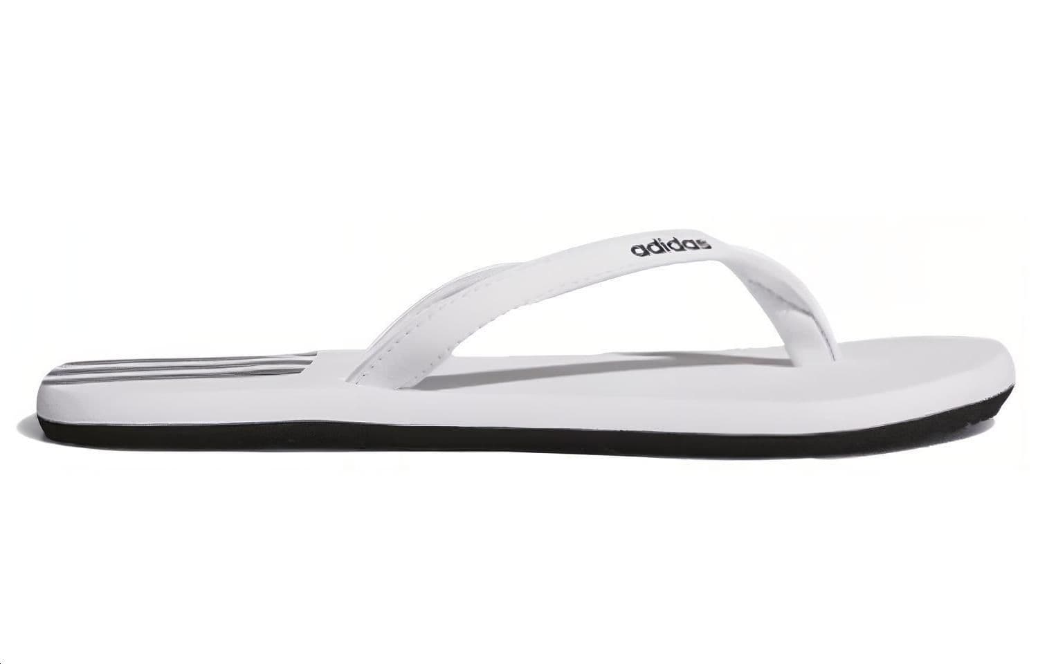 Adidas Eezay Шлепанцы Шлепанцы белые/черные женские