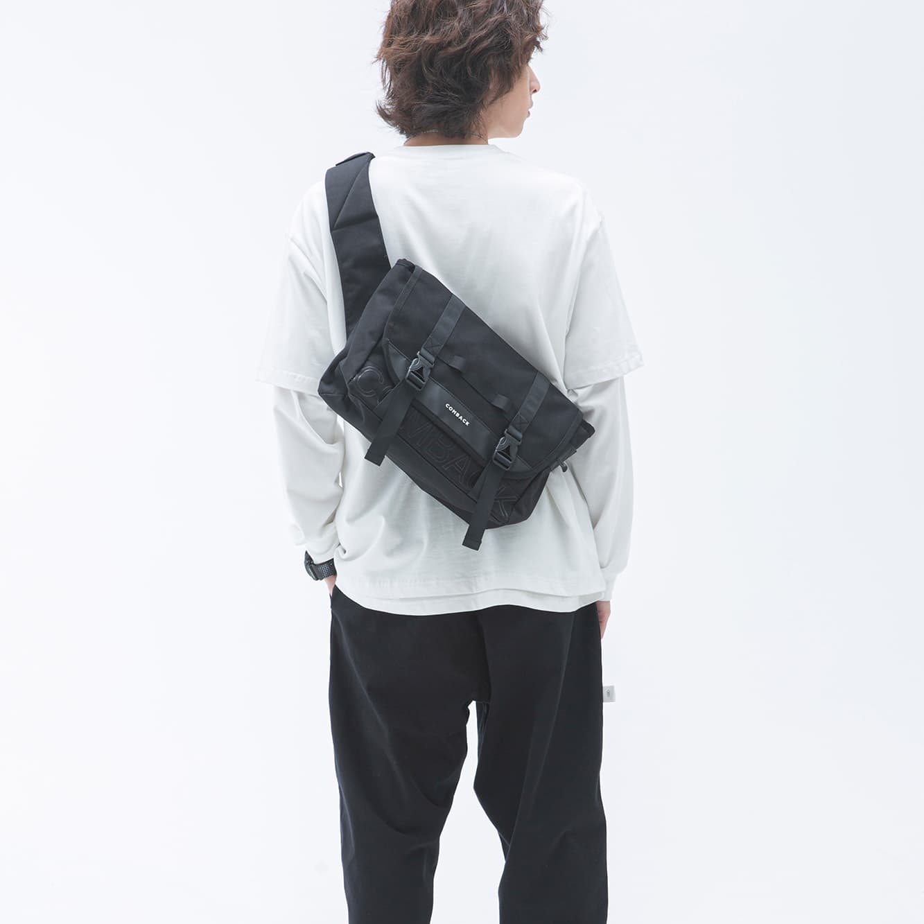 COMBACK Полиамидные сумки через плечо Regular Unisex Black