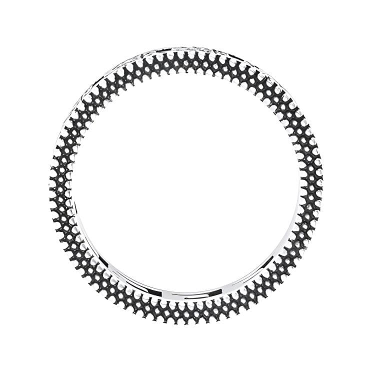 Серебряное кольцо GUCCI с квадратной буквой G