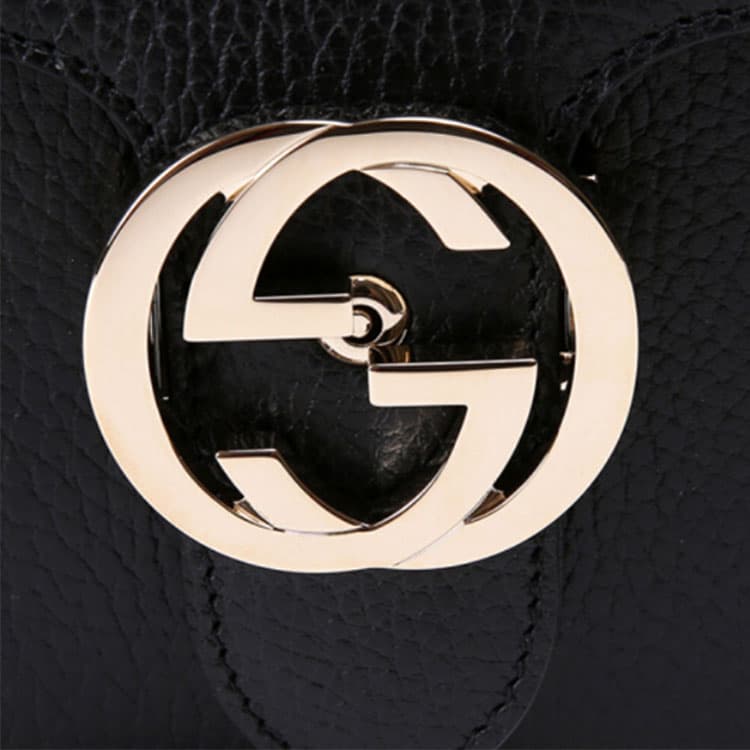 Женская сумка-мессенджер из коровьей кожи GUCCI, сумка-багажник, сумка через плечо, сумка через плечо, черная