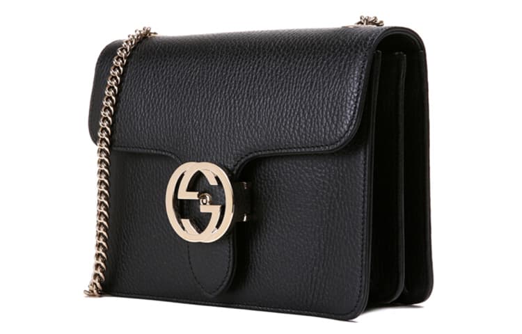 Женская сумка-мессенджер из коровьей кожи GUCCI, сумка-багажник, сумка через плечо, сумка через плечо, черная