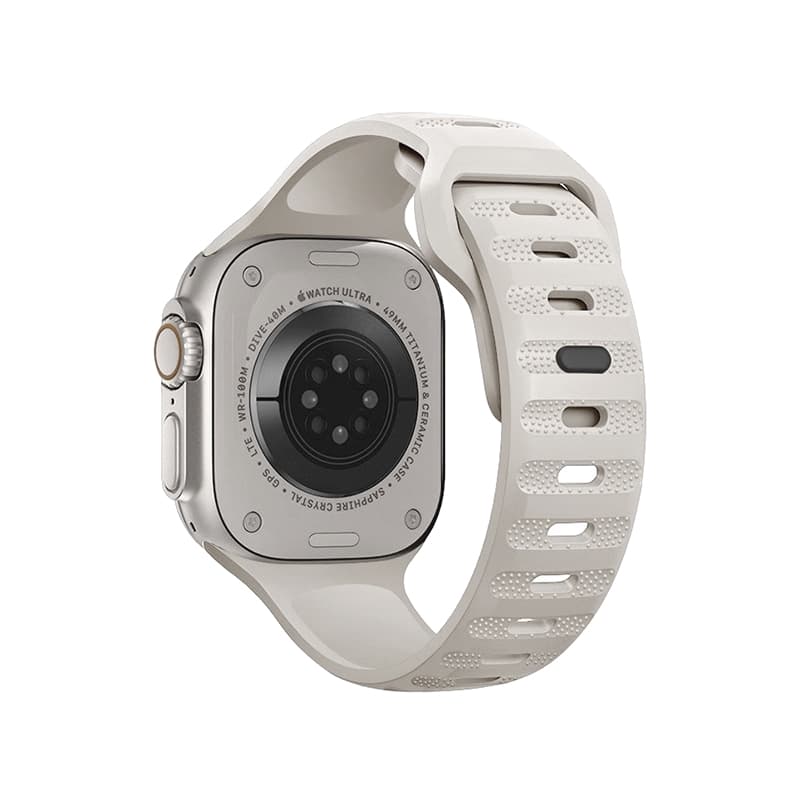 Ремешок для часов W&P, совместимость с Apple, 20 см, 49 мм, резиновый материал