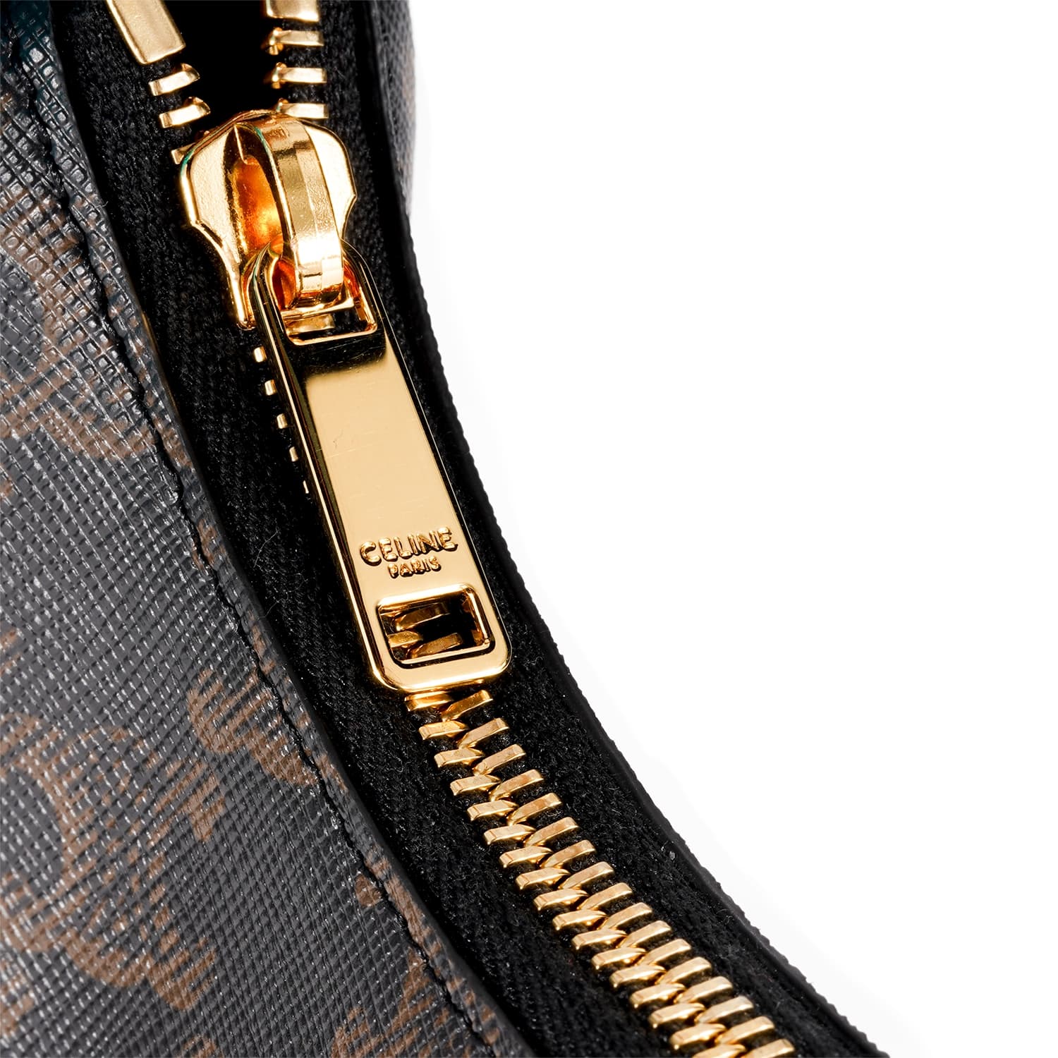 CELINE AVA Сумка на одно плечо из коровьей кожи, маленькая женская, желто-коричневого цвета