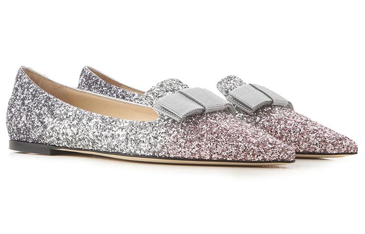 Jimmy Choo Pre-Owned балетки Gala с блестками