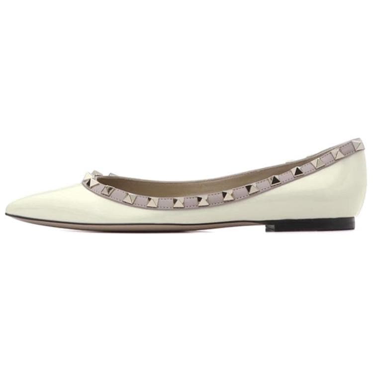 Valentino Rockstud Women's Casual Shoes Women's White