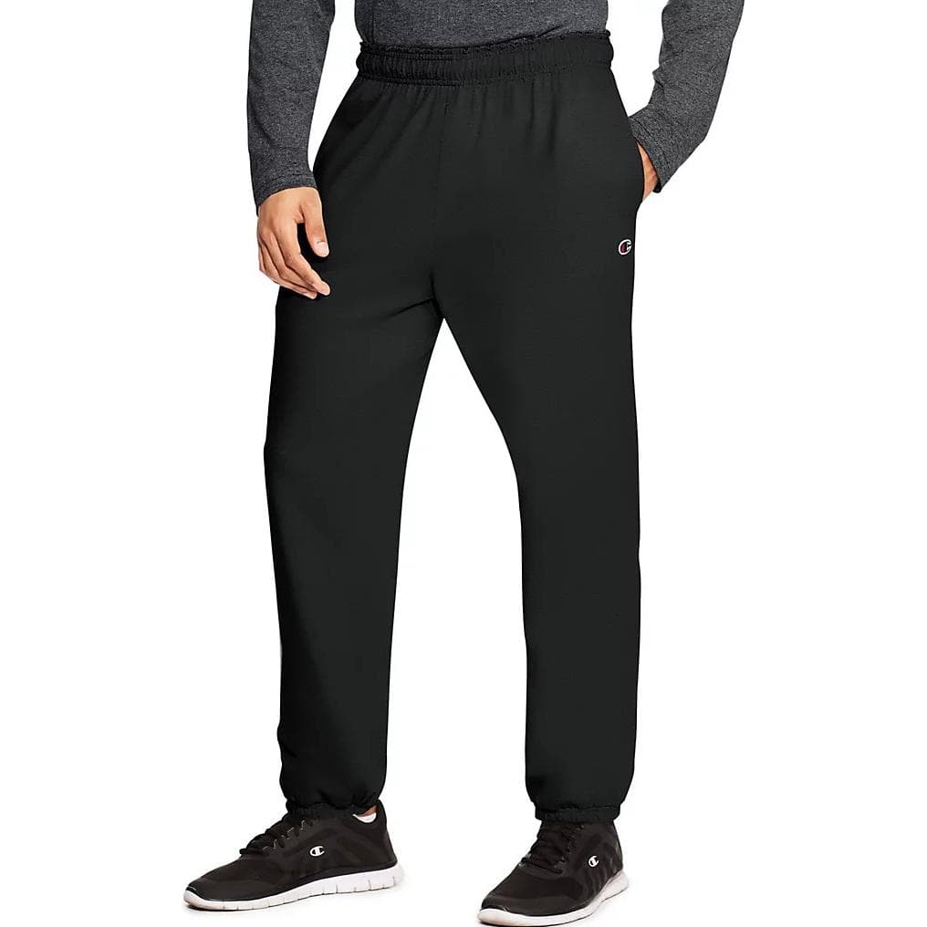Мужские трикотажные спортивные штаны Champion, черные