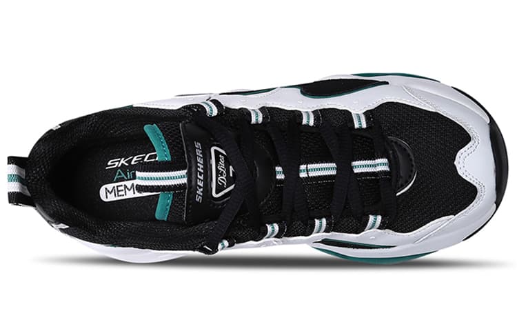 Женские кроссовки Skechers D'lites 3.0 Gs черные/белые/зеленые