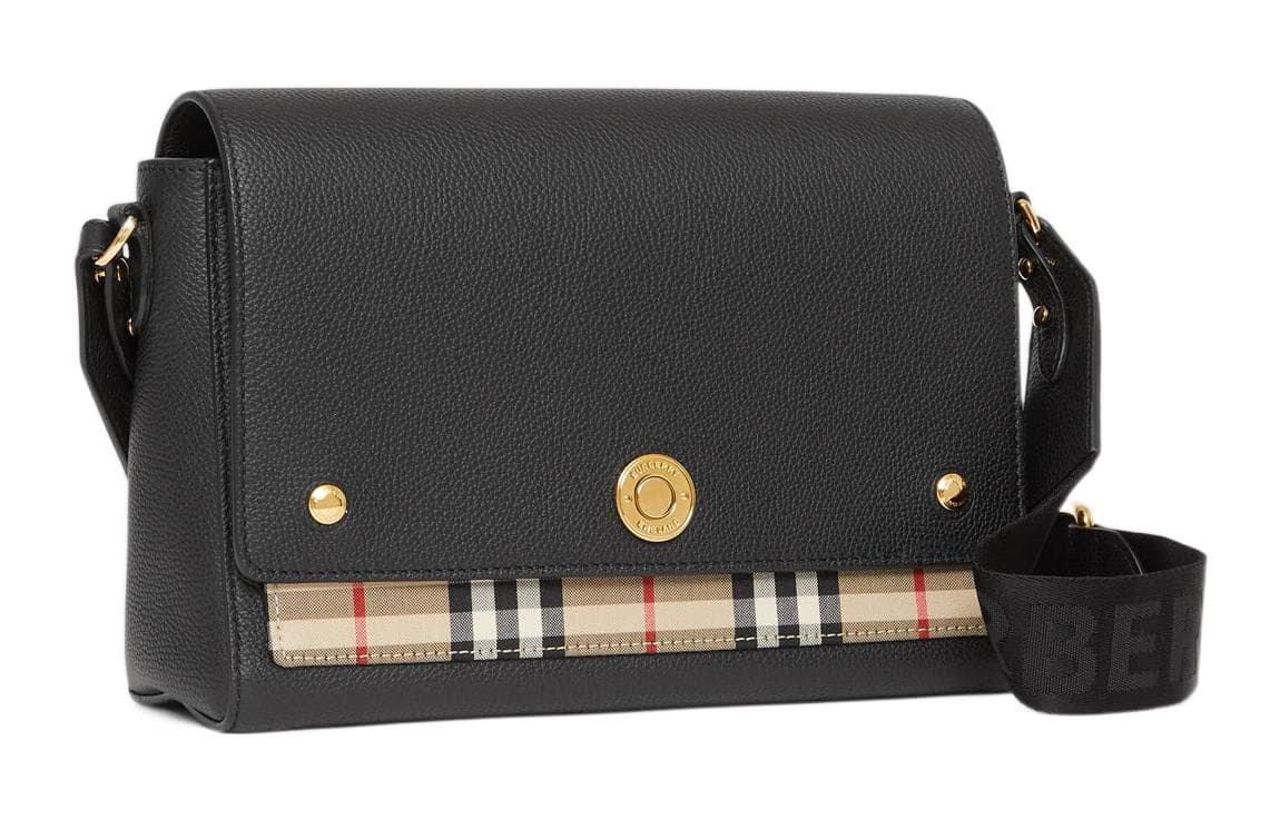 Сумка среднего размера Burberry Note, черная