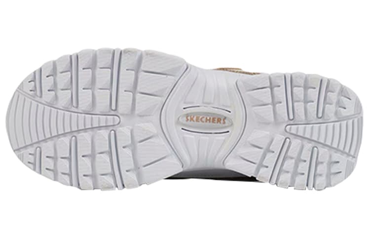 Кроссовки Skechers D'lites белые/золотые женские