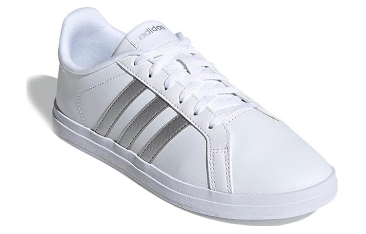 Женские кроссовки Adidas Courtpoint X «Белый серебристый металлик»