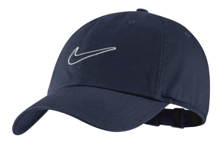 Nike Cotton Baseball Caps Unisex Navy Blue