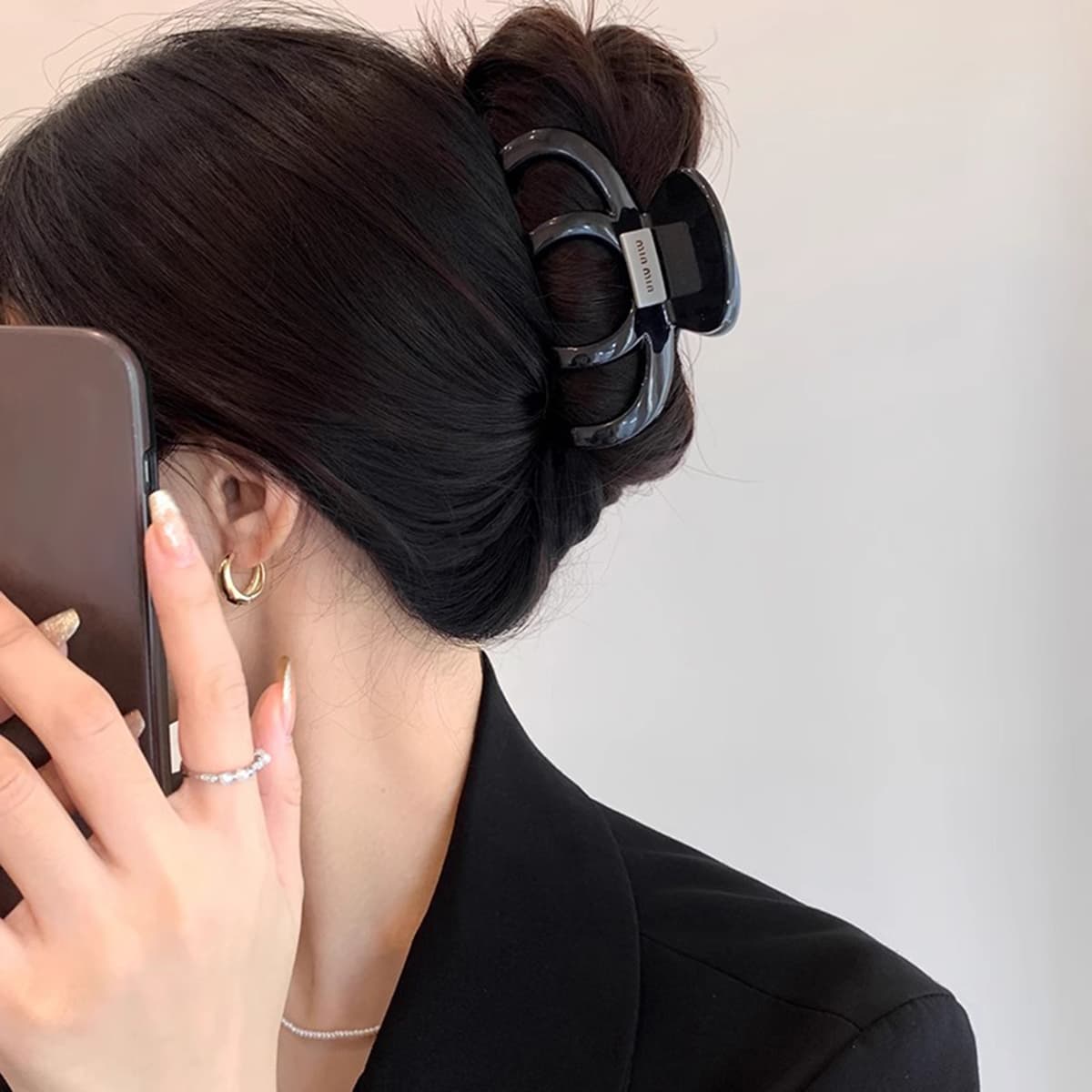 Женские акриловые заколки для волос ZANC, разные цвета