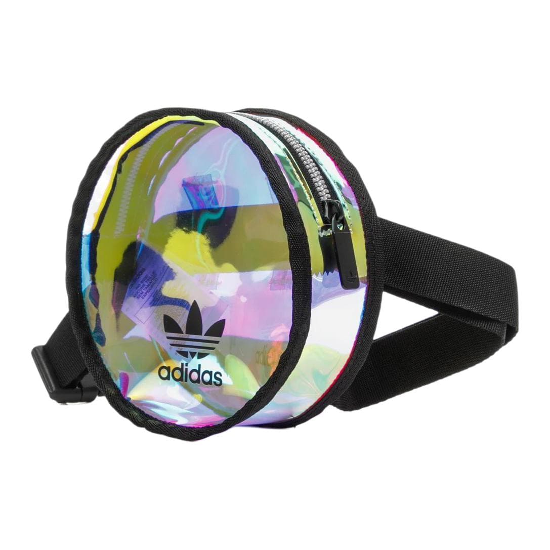 Adidas Originals Сумка через плечо из ПВХ Сумка через плечо Поясная сумка Обычный Унисекс Ослепительный цвет Прозрачный