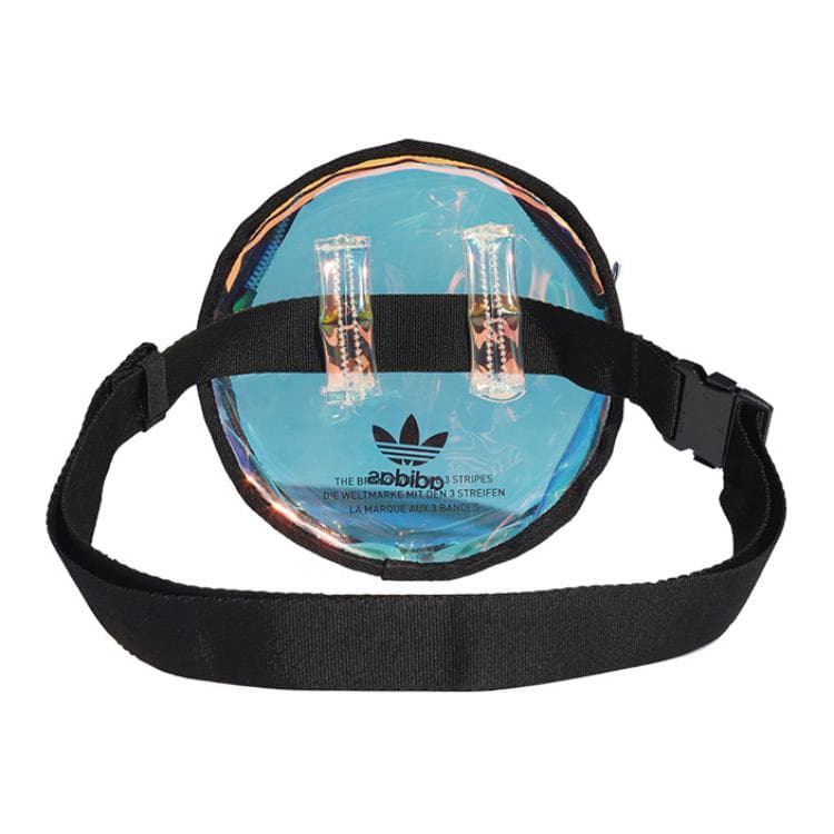 Adidas Originals Сумка через плечо из ПВХ Сумка через плечо Поясная сумка Обычный Унисекс Ослепительный цвет Прозрачный
