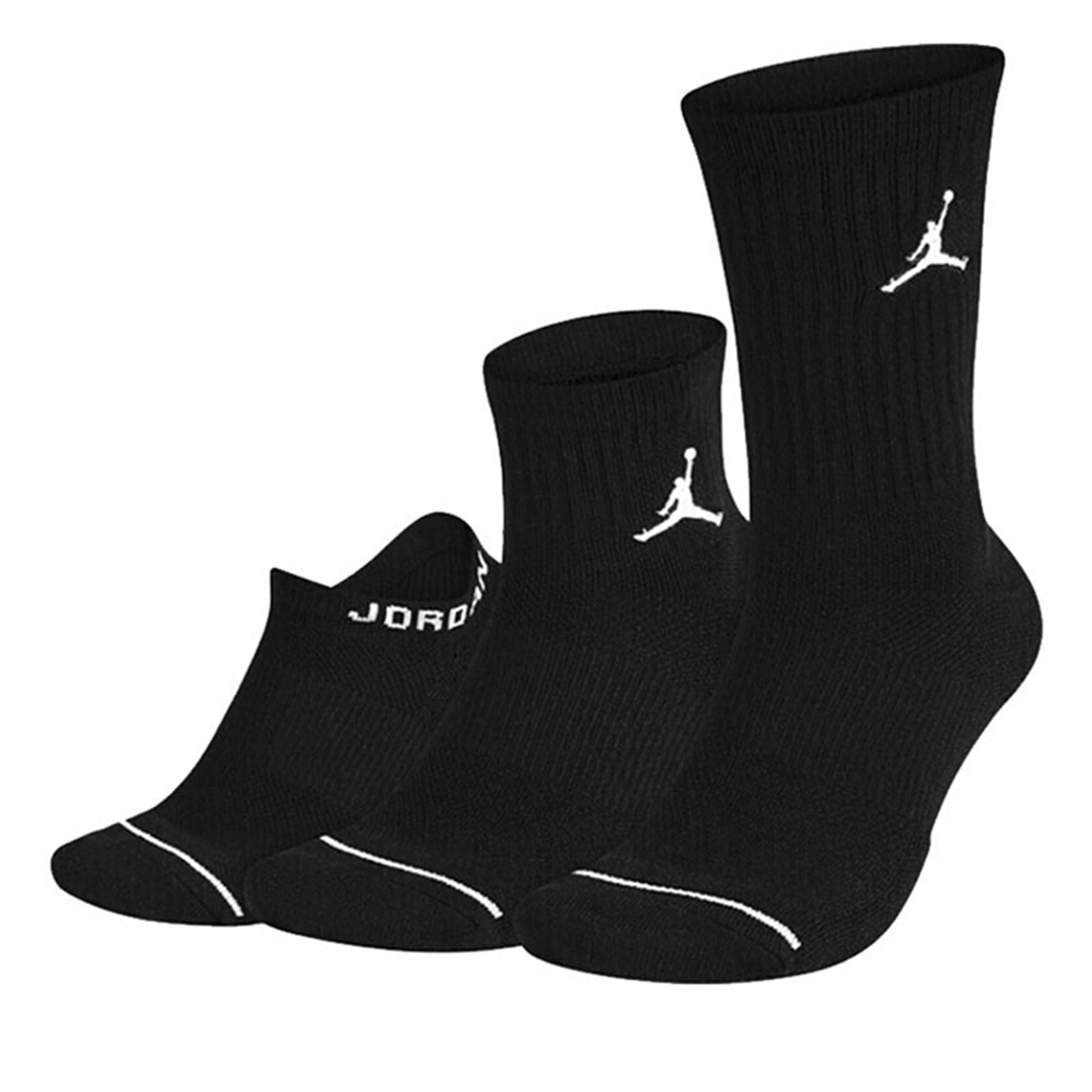 Мужские носки Jordan Ankle, 3 пары, черные