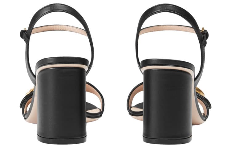 Кожаные сандалии GUCCI Marmont 75 мм