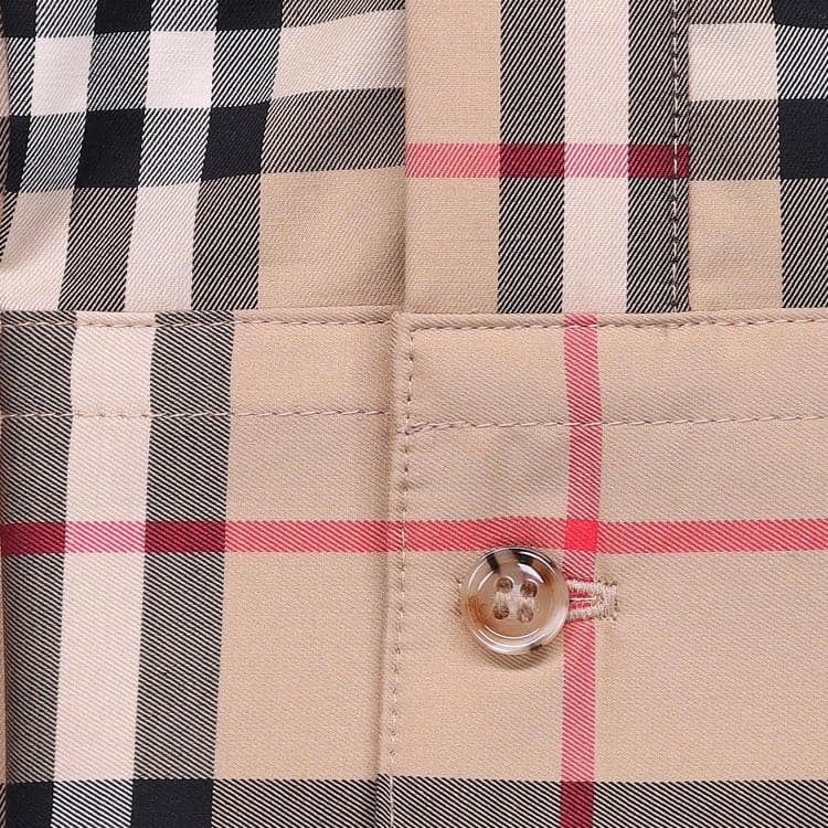 Рубашка Burberry Женская весенняя одежда бежевая