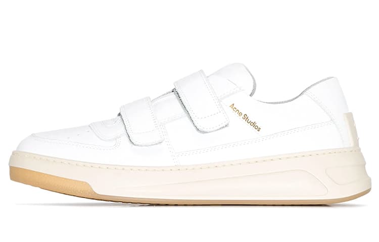 Acne Studios Logo-plaque Leather Sneakers