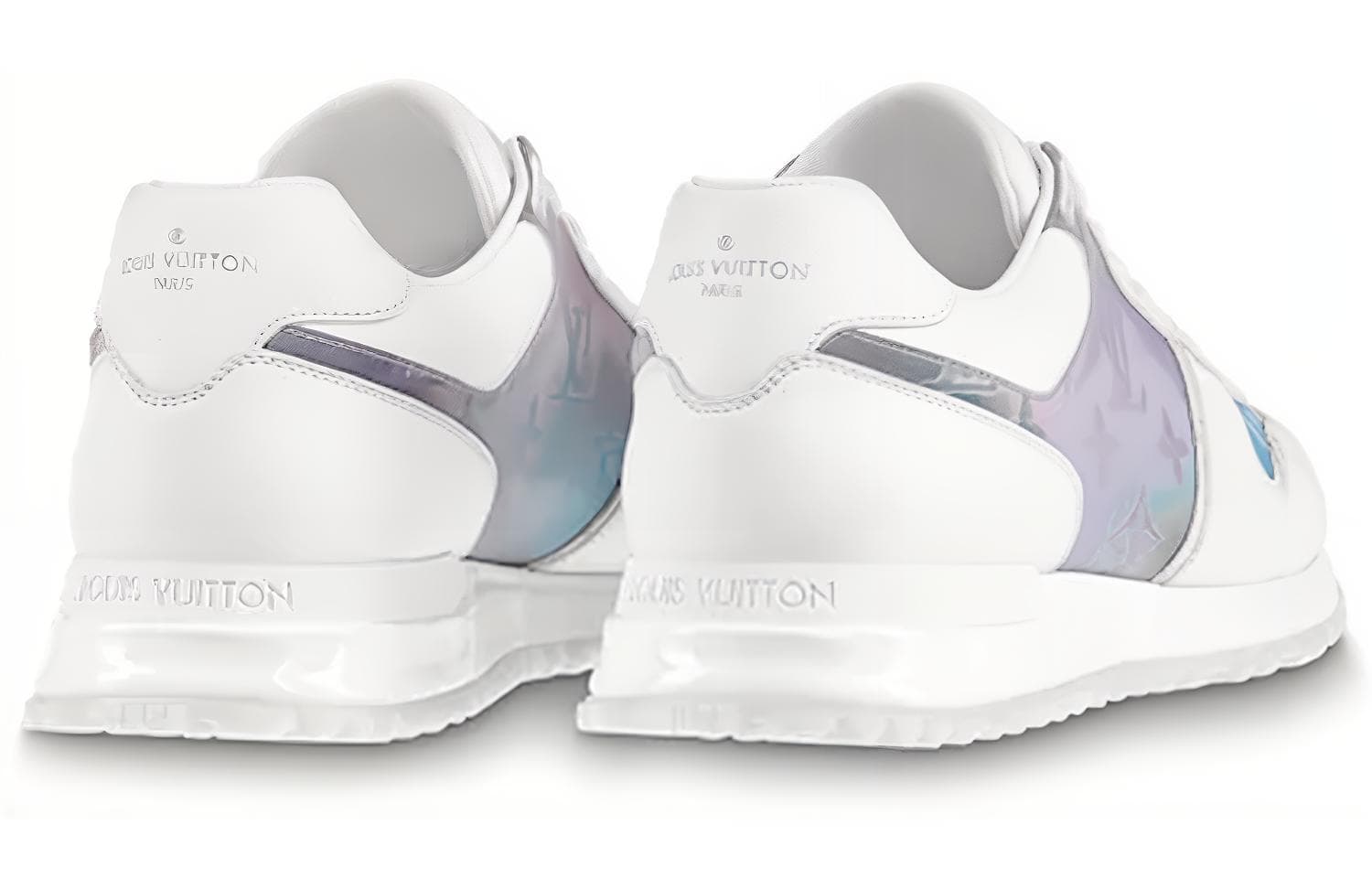 LOUIS VUITTON Кроссовки Run Away 'Белые с прозрачной монограммой'