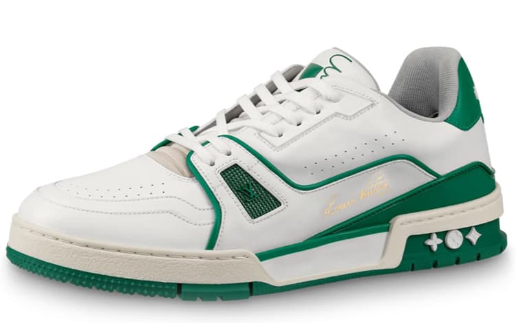 LOUIS VUITTON Trainer Sneakers 'White Green'