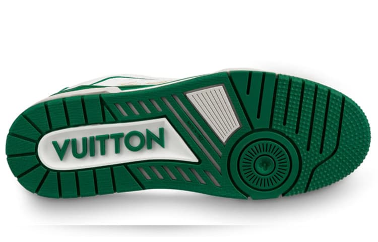 LOUIS VUITTON Кроссовки 'Бело-Зеленый'