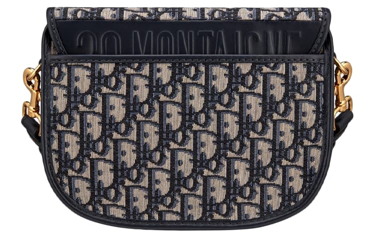 Сумки через плечо из жаккардовой ткани DIOR Bobby, средние женские джинсовые, синие