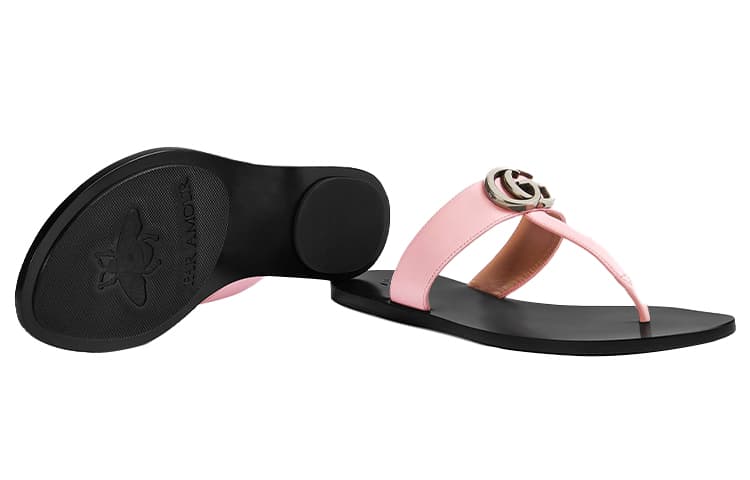 GUCCI GG шлепанцы зеленые женские