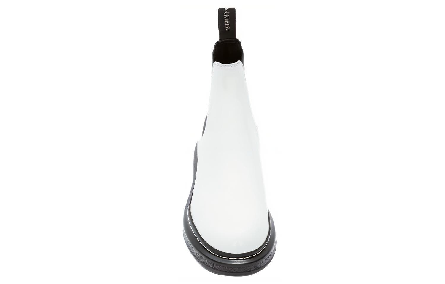 Alexander McQueen Hybrid Chelsea Boot Черно-белые женские