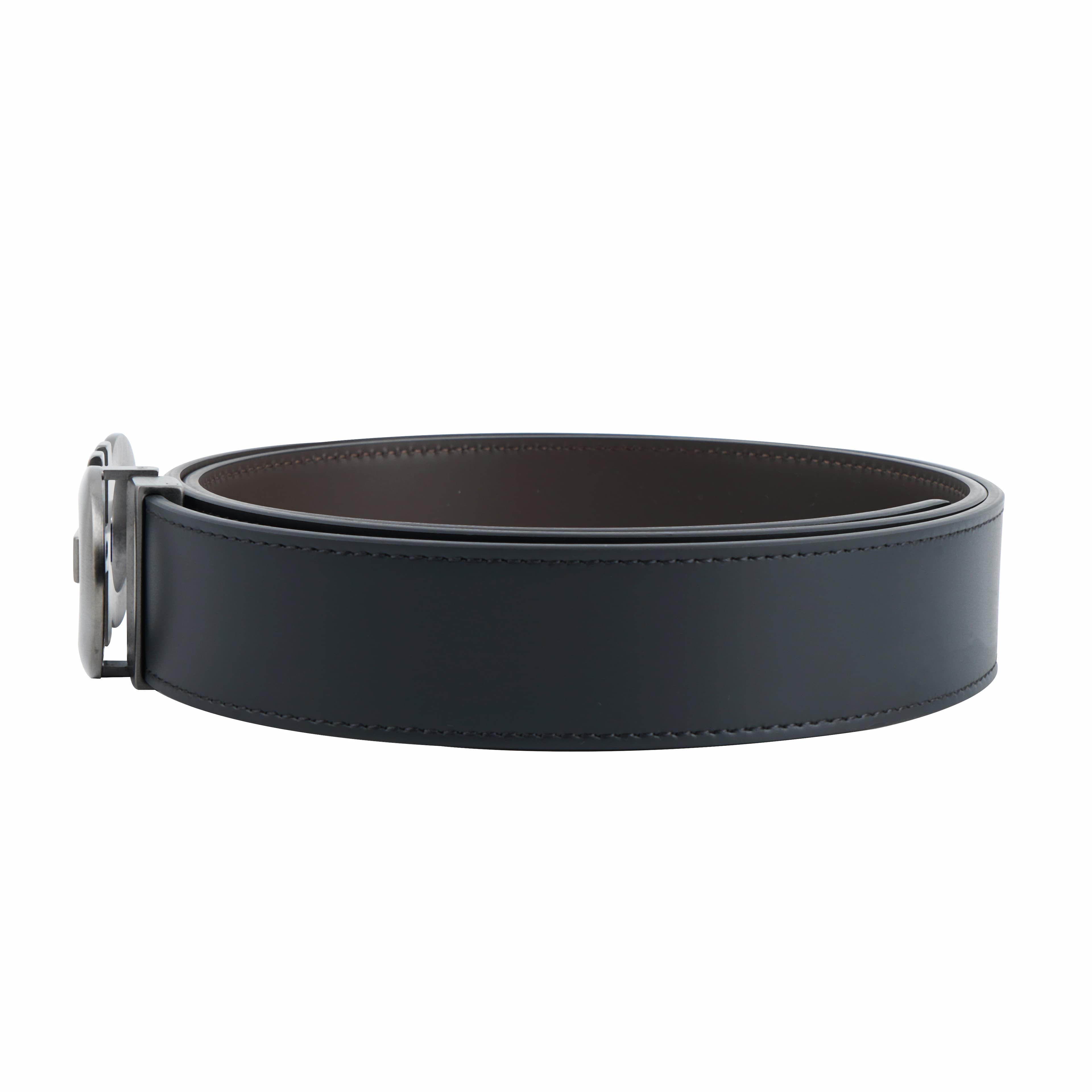 Кожаный ремень Ferragamo Gancini с пряжкой