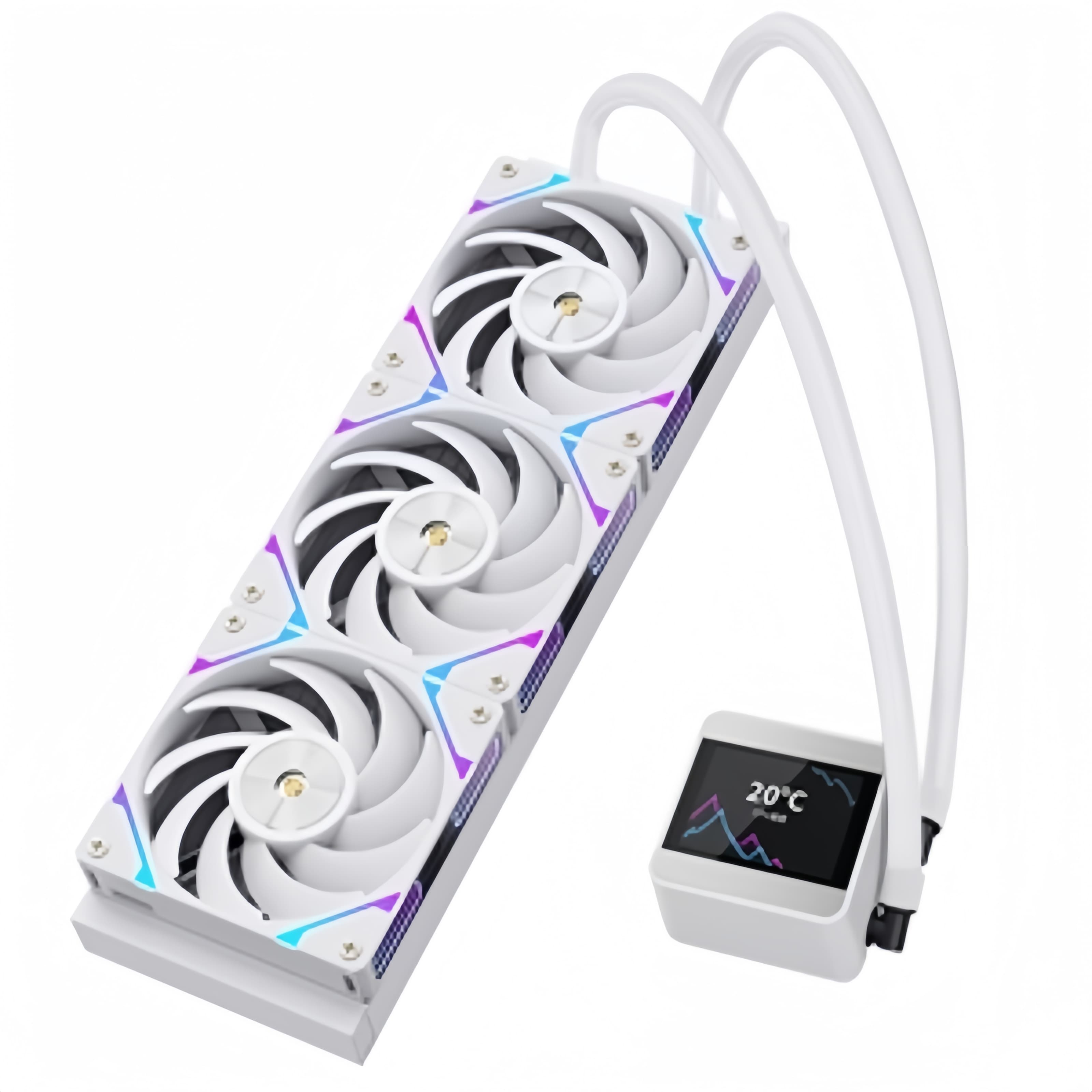 Красочный zhiyun Kunlun mu 360 argb «все в одном» радиатор процессора с жидкостным охлаждением