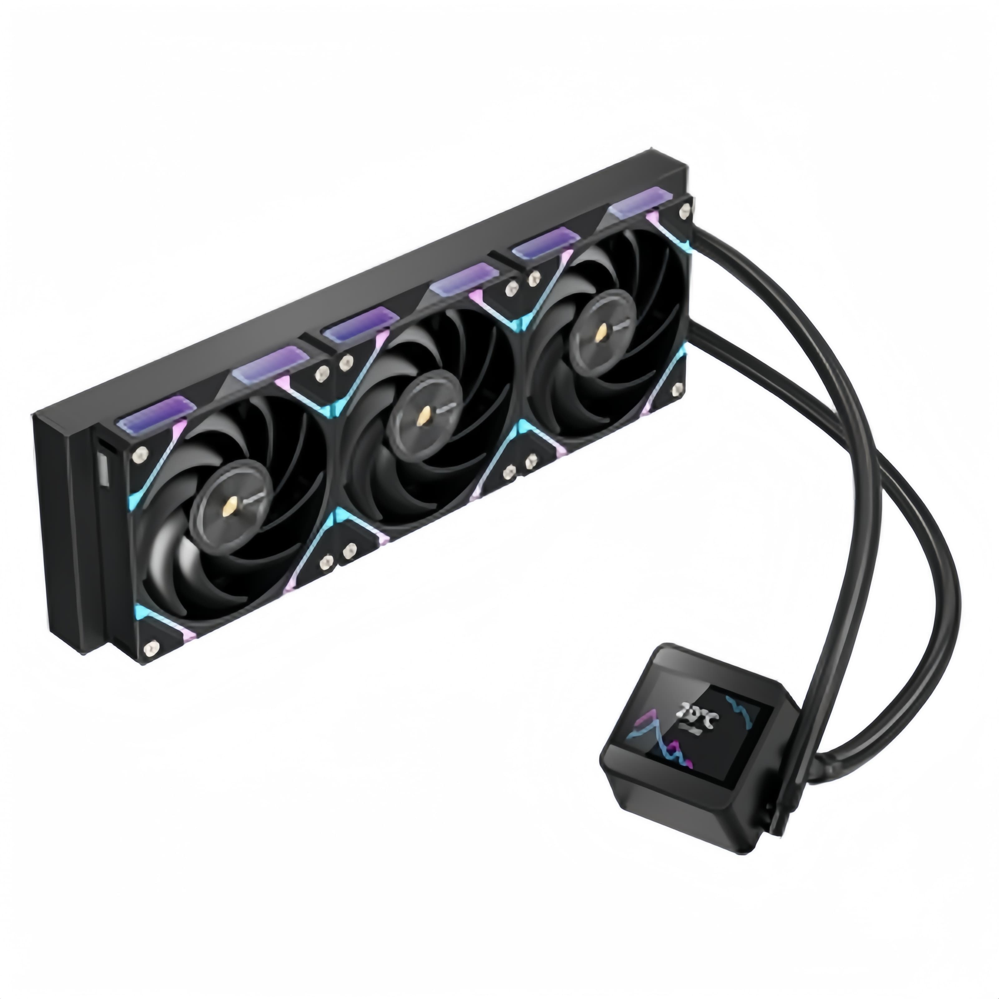 Красочный zhiyun Kunlun mu 360 argb «все в одном» радиатор процессора с жидкостным охлаждением