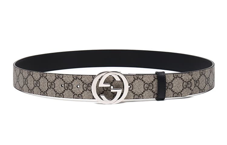 Двусторонний ремень GUCCI Gg Supreme