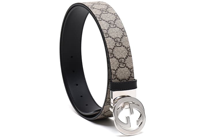 Двусторонний ремень GUCCI Gg Supreme