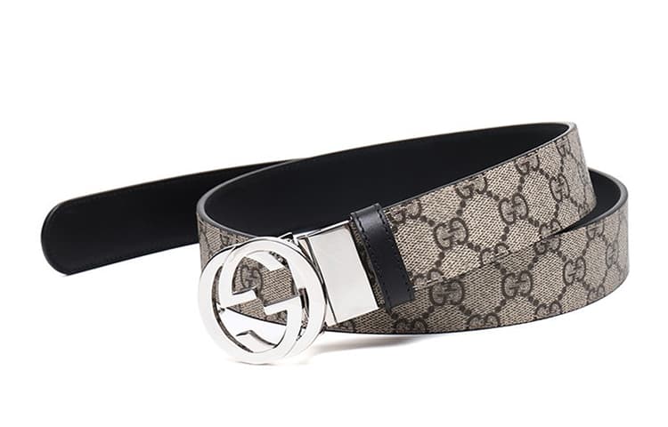 Двусторонний ремень GUCCI Gg Supreme